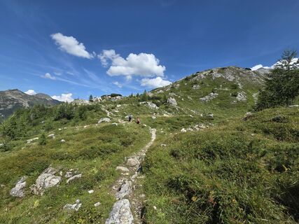 Foto de Gerti Bärnthaler a lo largo del recorrido
