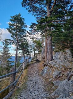 Foto de Christina Fröhlich a lo largo del recorrido