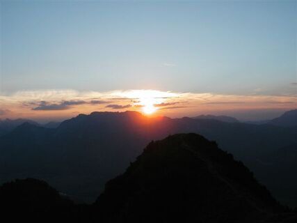 Sonnenaufgang am Gratlspitz