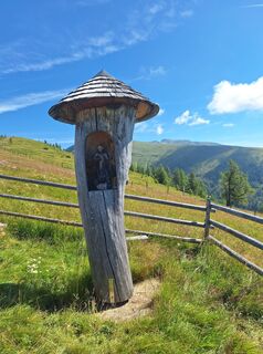 Foto von Dagmar Hofer entlang der Tour
