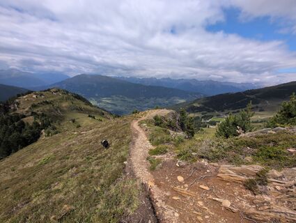 Foto von Benjamin Bergmann entlang der Tour
