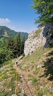 Photo de Roland Wondra le long du parcours