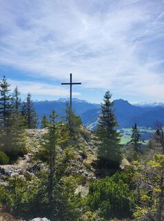 Foto von Marianne entlang der Tour