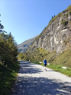 Foto von Johannes Klinkler entlang der Tour
