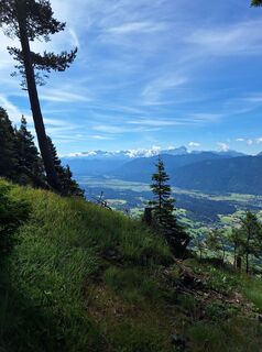 Foto von Dagmar Hofer entlang der Tour