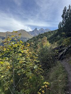 Photo de Elena Friesen le long du parcours