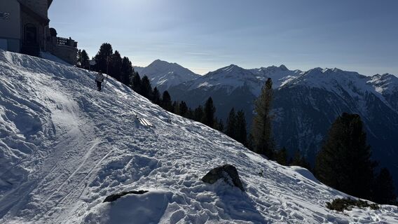 Foto de Willibald BRIZA a lo largo del recorrido