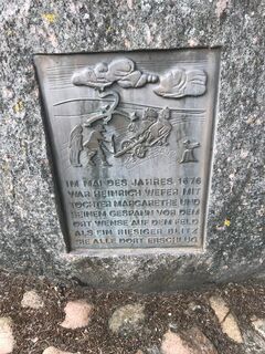 Gedenkstein Blitzschlag