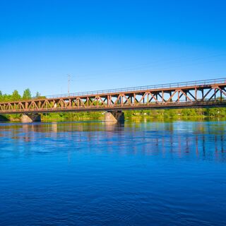 Kettenbrücke über den Vuoksi
