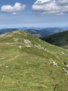 Foto von Veronika Bogojevic entlang der Tour