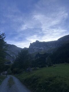 Foto de Bene Schadel a lo largo del recorrido