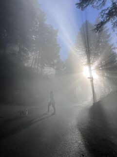 Zdjęcie z Maria Metzler wzdłuż trasy