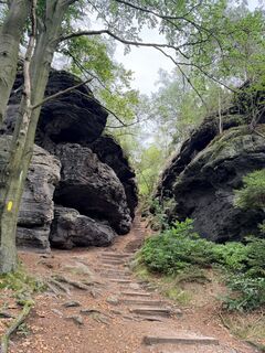 Foto von Paul entlang der Tour