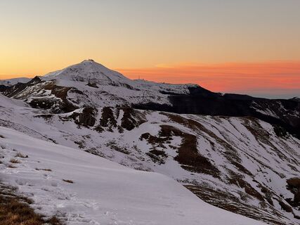 Zdjęcie z Nicola Florini wzdłuż trasy