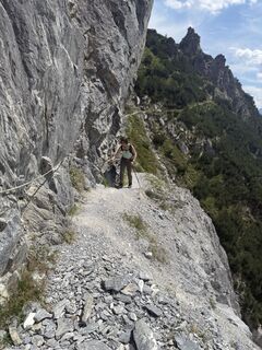 Foto von Rico Vincenz entlang der Tour