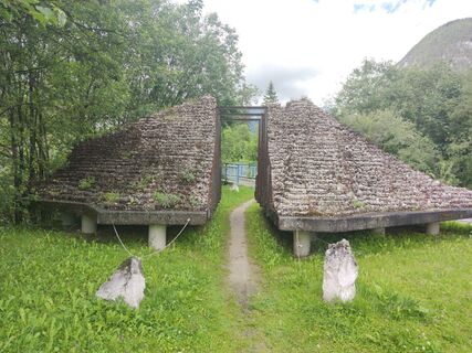 Foto von Wanderuhu entlang der Tour