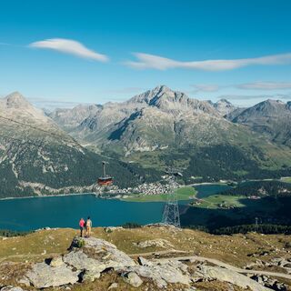 Aussicht auf Silvaplana