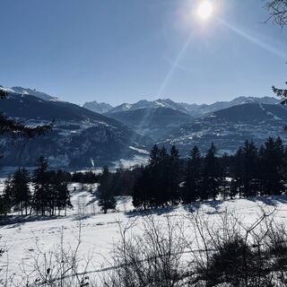 Zdjęcie z Anselmo Mazzolini wzdłuż trasy