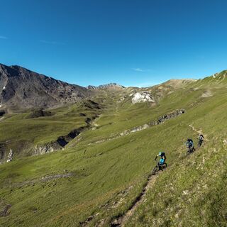 Planer Salaas Trail in der Silvretta Bike-Arena Samnaun/Ischgl