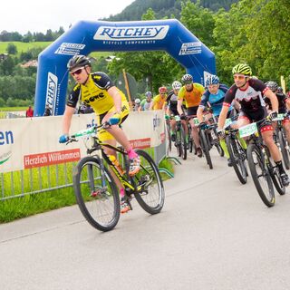 Start des MTB-Marathon Pfronten