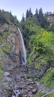 Photo de Gisela Gnann-Maier le long du parcours