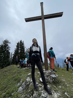 Foto de Kate Rusakova a lo largo del recorrido
