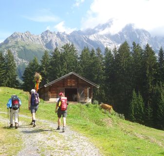 Am Filzensattel bei Dienten