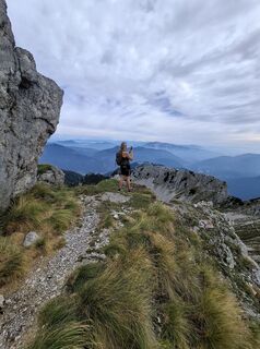 Foto von Birgit Arbeiter entlang der Tour