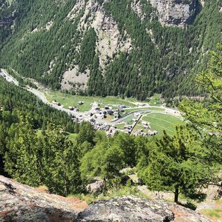 Blick nach Saas-Balen