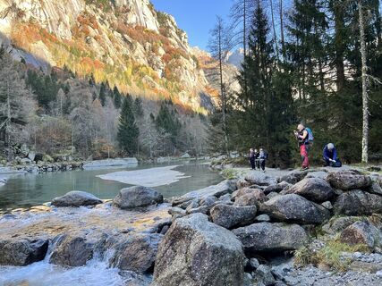 Foto von Natale Maffioletti entlang der Tour