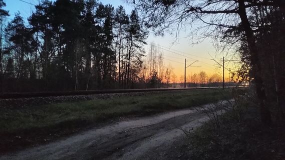 Zdjęcie z Artur Kalinowski wzdłuż trasy