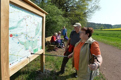 Infotafel im Ellerbachtal