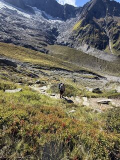 Foto de Robert Meier a lo largo del recorrido
