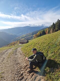 Foto von Michael Forstner entlang der Tour