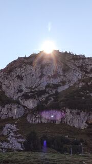 Fotografia z Johanna Stieger na trase