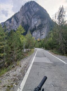 Foto von Lacika Kovács entlang der Tour