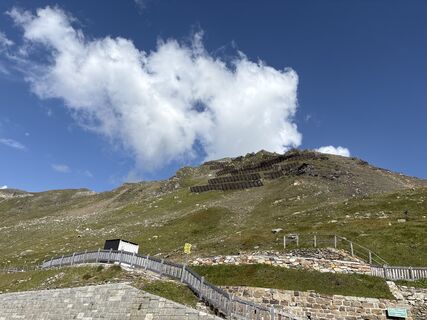 Foto von Heinz Sperl entlang der Tour