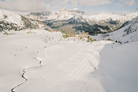 Schneeschuhweg Ciampac ©Archivio FUNIVIA CIAMPAC E CONTRIN S.p.A.