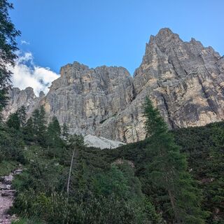 Felswände des Val Montanaia