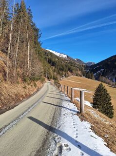 Foto von Dagmar Hofer entlang der Tour