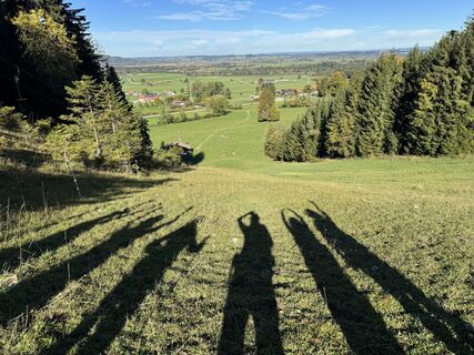Foto von Denise Miller entlang der Tour