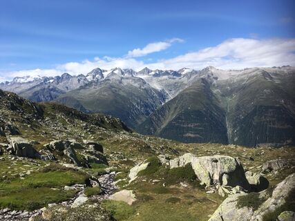 Abstieg vom Brudelhorn