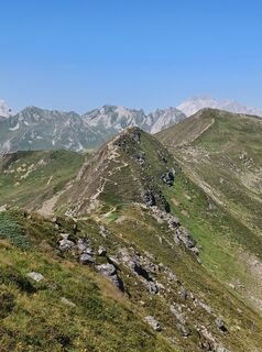 Foto von Sabine Bleiker entlang der Tour