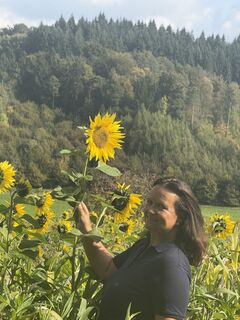 Foto von Walter Baumgartner entlang der Tour