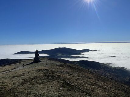 Photo de Pascal Pfister le long du parcours