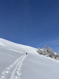 Foto von Heinz Sperl entlang der Tour