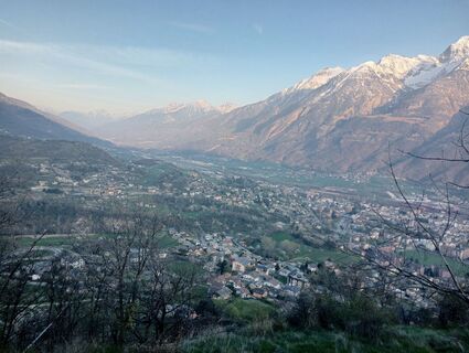Foto de simone ravasi a lo largo del recorrido
