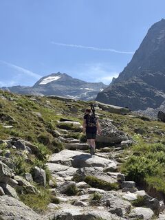 Foto von Colin Bowser entlang der Tour