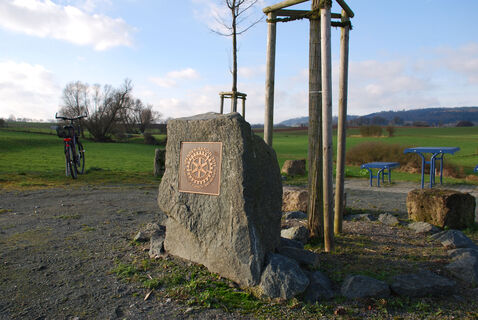 Radrastplatz zwischen Korbach und Berndorf