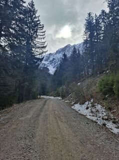 Foto de Miha Gros a lo largo del recorrido